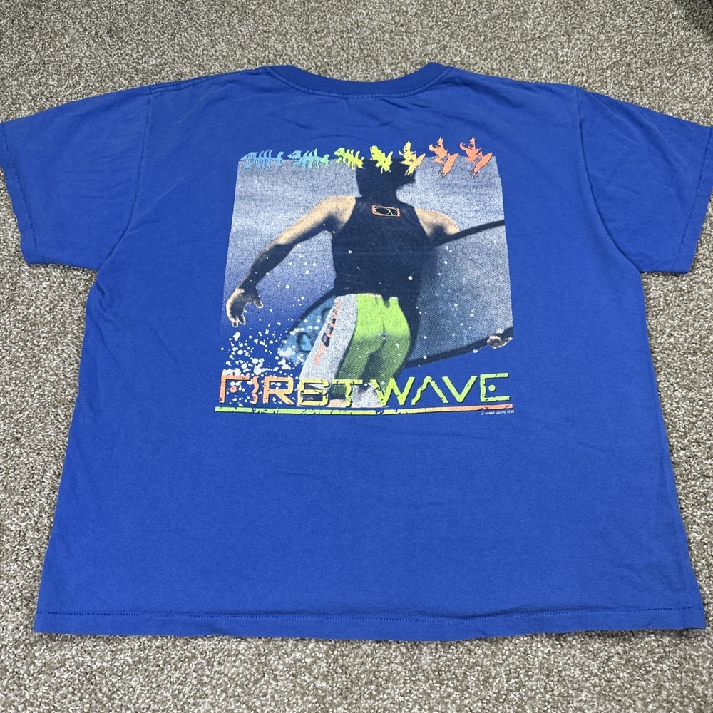 Ocean Pacific Shirt Vintage 1990 First Wave Graphic Tee Surfing